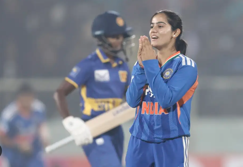 SL vs IND Women's T20 Match Scorecard 
