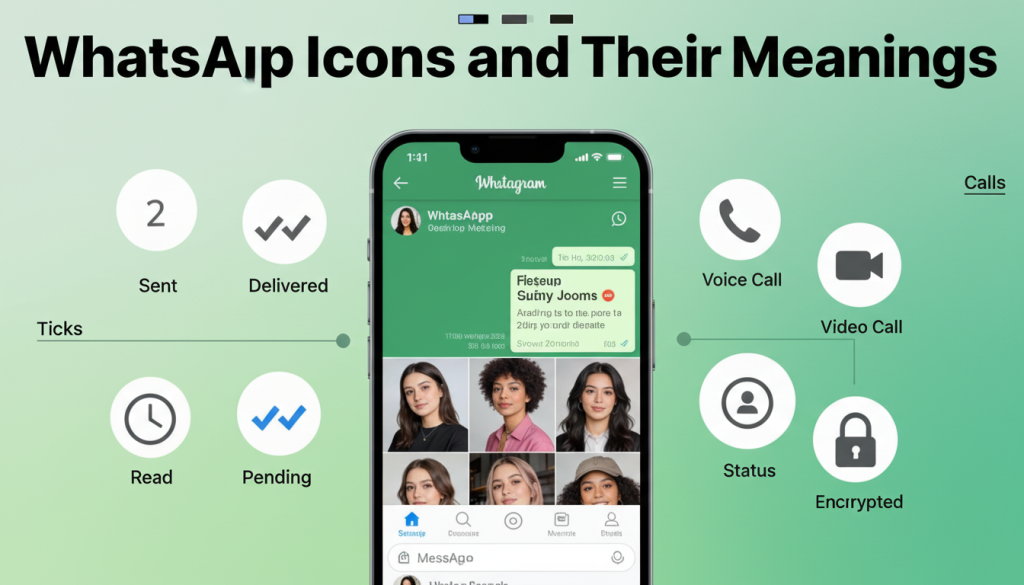WhatsApp Icon and Their Meaning