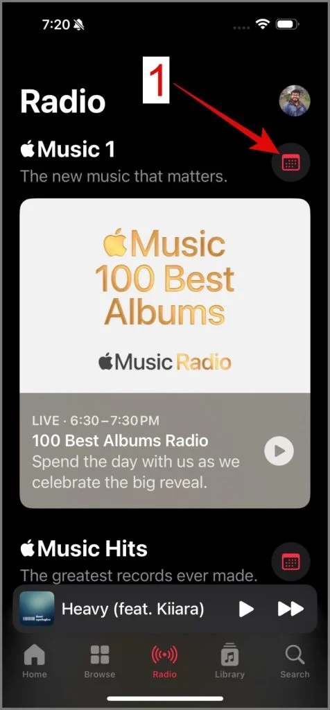 Apple Music Radio and podcasts icons
