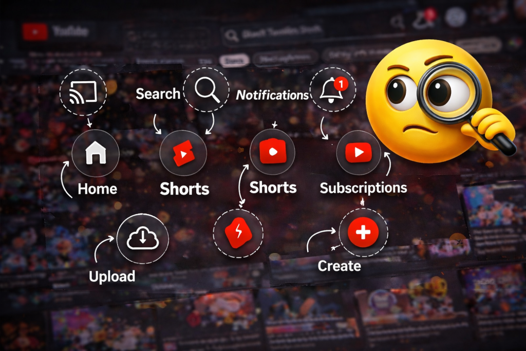 Common Icon Categories on YouTube
