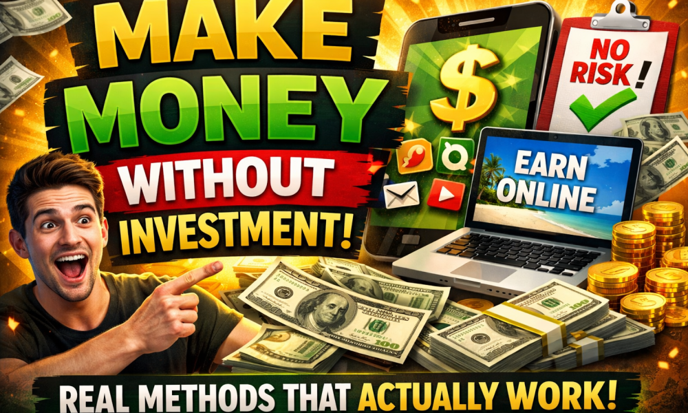 How to Earn Money Online Without Investment