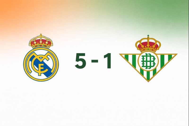 Real Madrid vs Real Betis La Liga 2026 Match Results