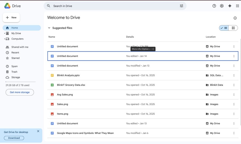 Sync, Offline, and Status Icons (Drive for Desktop + Mobile)