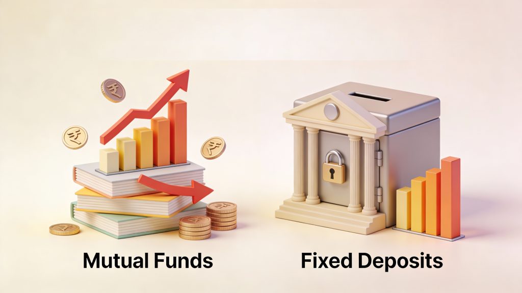 Mutual Funds vs Fixed Deposits 
