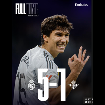 Real Madrid vs Real Betis La Liga 2026 Match Results