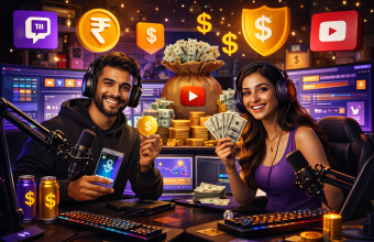 Generate seo title (70 chars), meta description (140 chars) and meta tags with comma separated and excerpt, slug for this title Ways Indian gaming creators can earn via ads, affiliate marketing, sponsorships, and memberships (2026 guide)